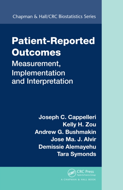 Patient-Reported Outcomes : Measurement, Implementation and Interpretation, PDF eBook