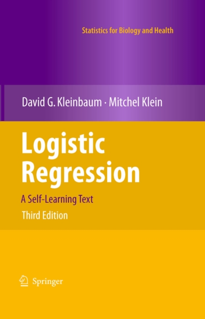Logistic Regression : A Self-Learning Text, PDF eBook