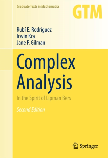 Complex Analysis : In the Spirit of Lipman Bers, PDF eBook