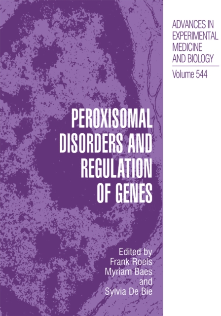 Peroxisomal Disorders and Regulation of Genes, PDF eBook