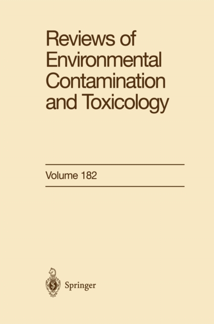 Reviews of Environmental Contamination and Toxicology: : 9781441990983 ...