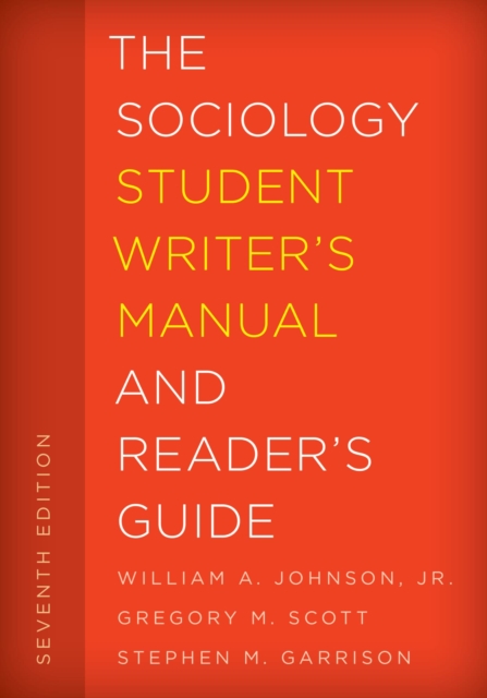 Sociology Student Writer's Manual and Reader's Guide, EPUB eBook