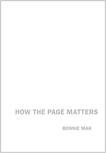 How the Page Matters, Paperback / softback Book