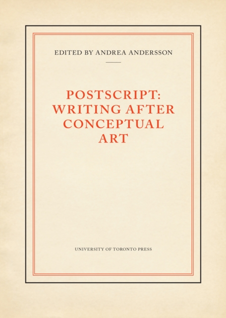 Postscript : Writing After Conceptual Art, PDF eBook