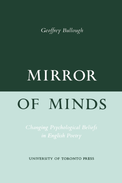 Mirror of Minds : Psychological Beliefs in English Poetry, PDF eBook