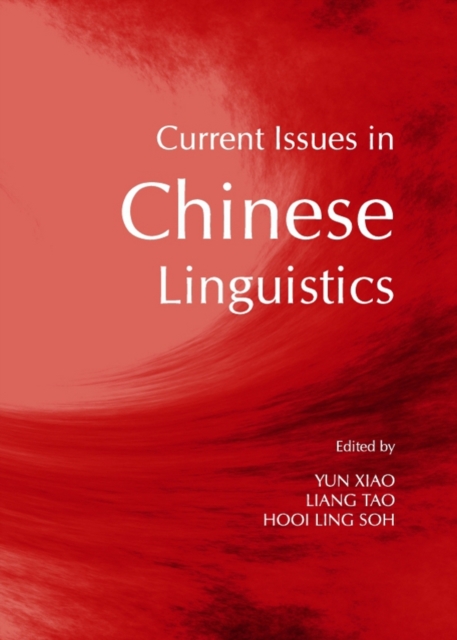 None Current Issues in Chinese Linguistics, PDF eBook