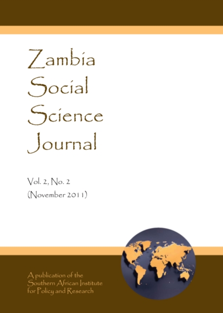 None Zambia Social Science Journal Vol. 2, No. 2 (November 2011), PDF eBook