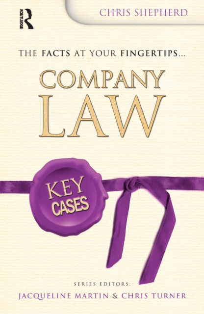 Key Cases: Company Law, EPUB eBook