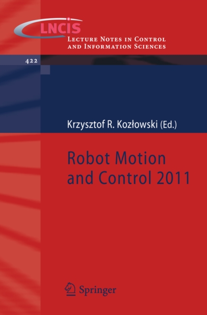 Robot Motion and Control 2011, PDF eBook
