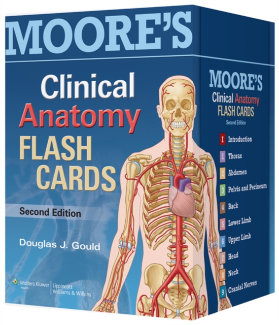 Moore's Clinical Anatomy Flash Cards, Cards Book