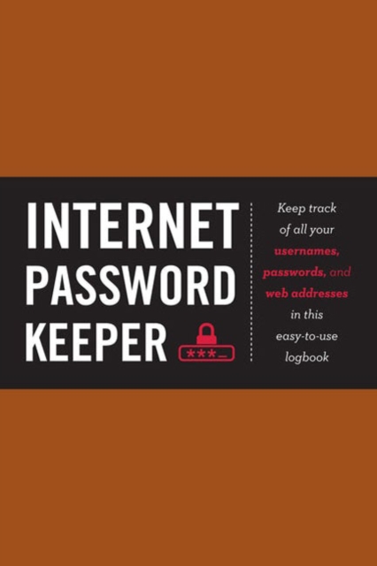 Internet Password Keeper, Record book Book