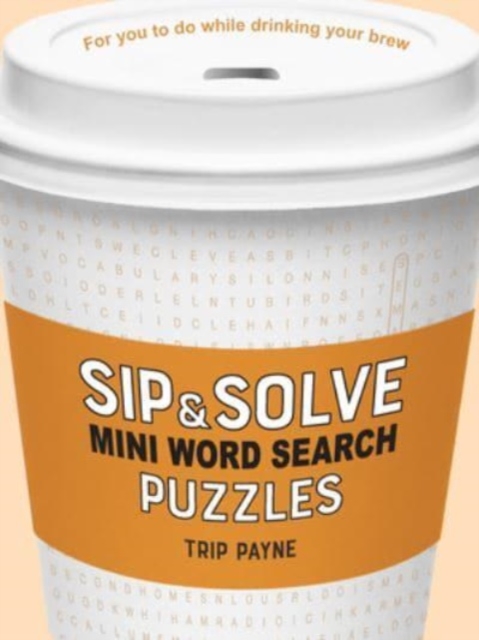 Sip & Solve Mini Word Search Puzzles, Paperback / softback Book