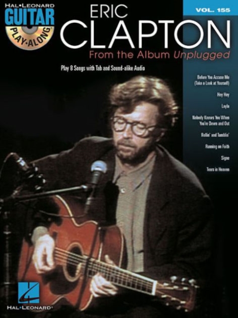 Eric Clapton - From the Album Unplugged : Guitar Play Along Volume 155, Book Book