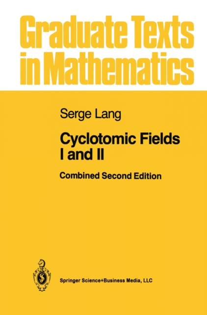 Cyclotomic Fields I and II, PDF eBook