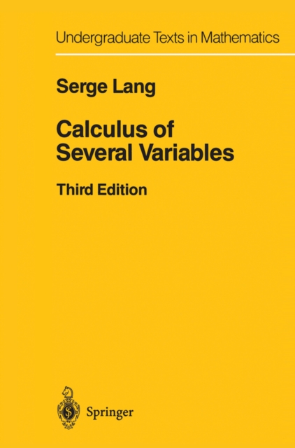 Calculus of Several Variables, PDF eBook