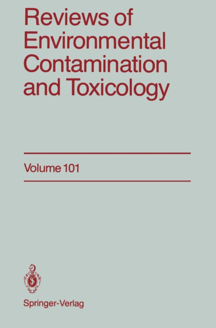 Reviews of Environmental Contamination and Toxicology : Continuation of Residue Reviews, PDF eBook