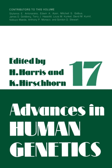 Advances in Human Genetics 1 : Volume 17, PDF eBook