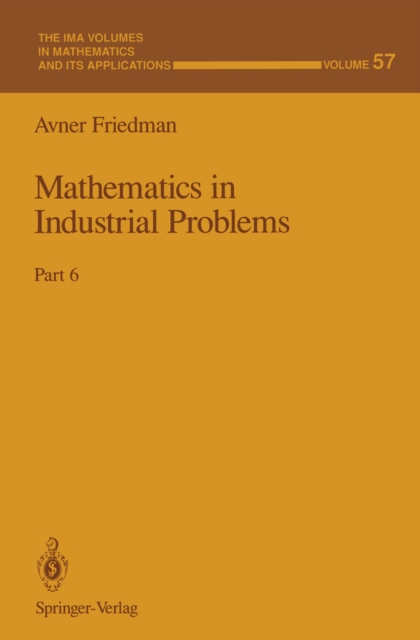 Mathematics in Industrial Problems : Part 6, PDF eBook