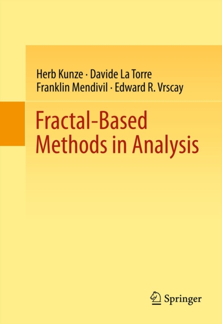Fractal-Based Methods in Analysis, PDF eBook