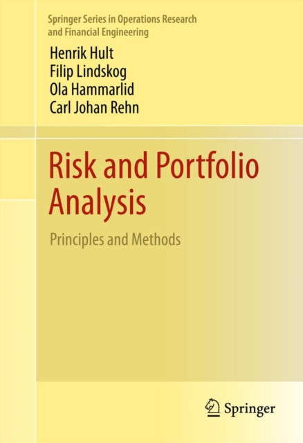 Risk and Portfolio Analysis : Principles and Methods, PDF eBook