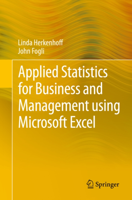 Applied Statistics for Business and Management using Microsoft Excel, PDF eBook