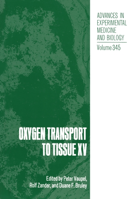 Oxygen Transport to Tissue XV, PDF eBook