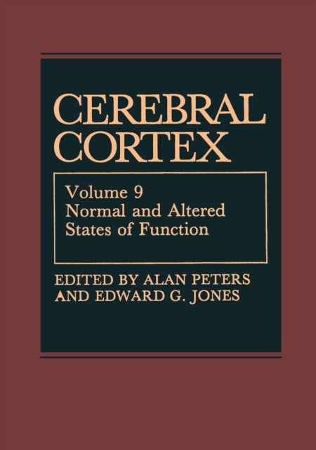 Cerebral Cortex : Normal and Altered States of Function, PDF eBook
