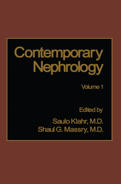 Contemporary Nephrology : Volume 1, PDF eBook