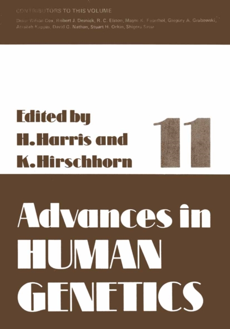 Advances in Human Genetics 11, PDF eBook