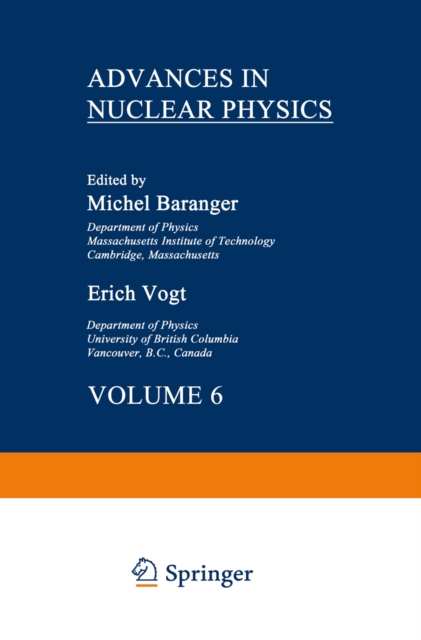 Advances in Nuclear Physics, PDF eBook