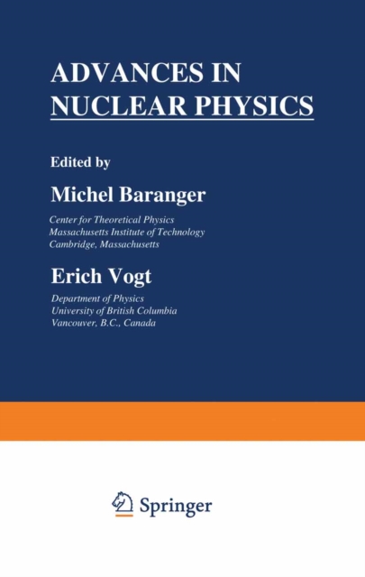 Advances in Nuclear Physics : Volume 7, PDF eBook