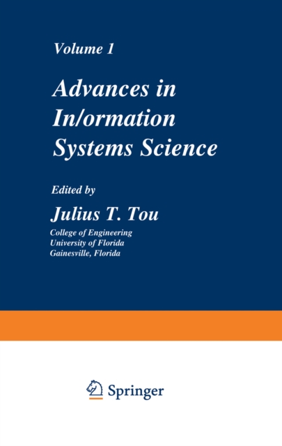 Advances in Information Systems Science : Volume 1, PDF eBook