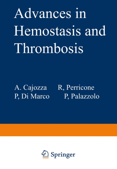 Advances in Hemostasis and Thrombosis, PDF eBook