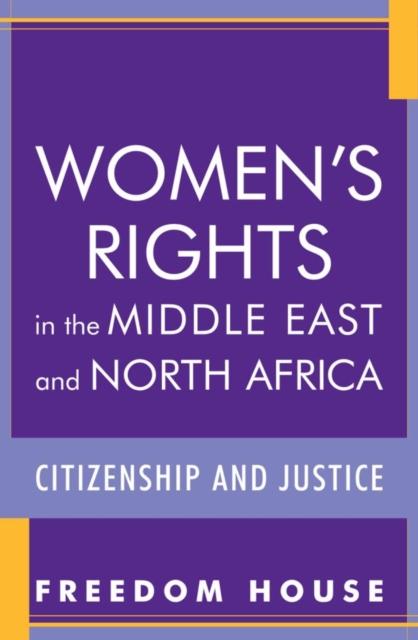 Women's Rights in the Middle East and North Africa : Citizenship and Justice, EPUB eBook