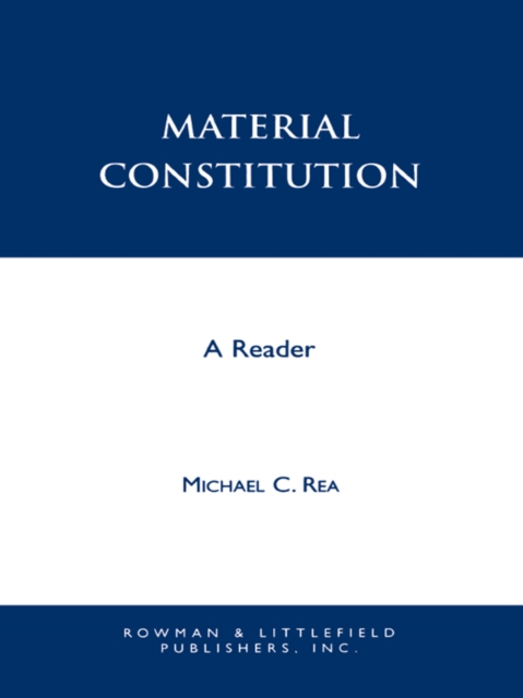 Material Constitution : A Reader, EPUB eBook