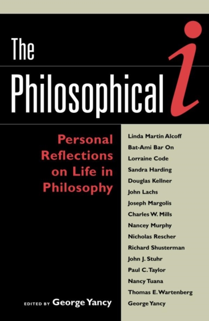 Philosophical I : Personal Reflections on Life in Philosophy, EPUB eBook