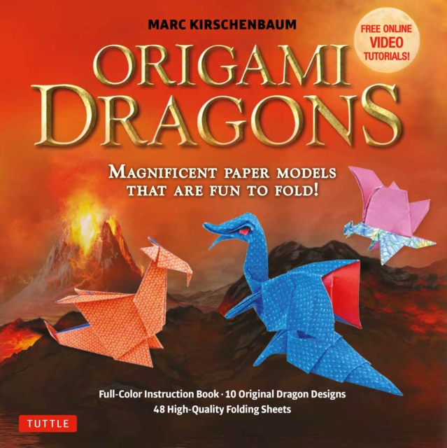 Origami Dragons Ebook : Magnificent Paper Models That Are Fun to Fold! (Includes Free Online Video Tutorials), EPUB eBook