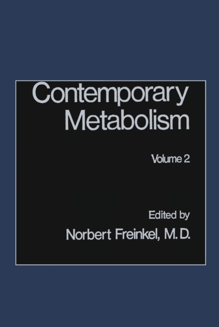 Contemporary Metabolism : Volume 2, PDF eBook