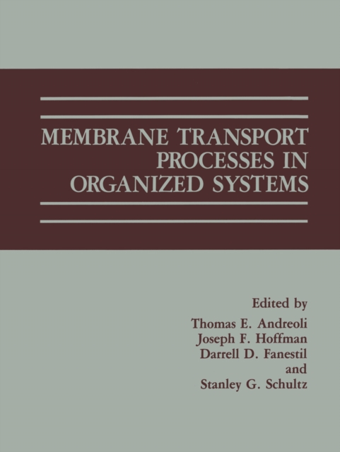 Membrane Transport Processes in Organized Systems, PDF eBook