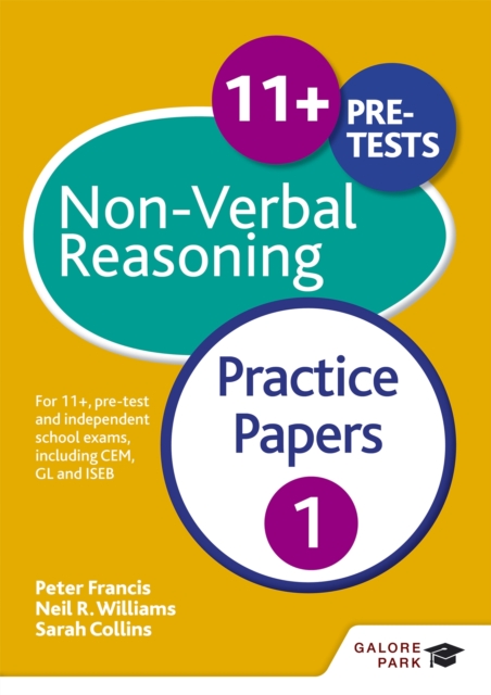11+ Non-Verbal Reasoning Practice Papers 1 : For 11+, pre-test and independent school exams including CEM, GL and ISEB, Paperback / softback Book