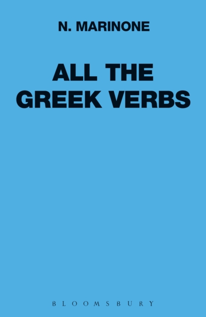 All the Greek Verbs, PDF eBook
