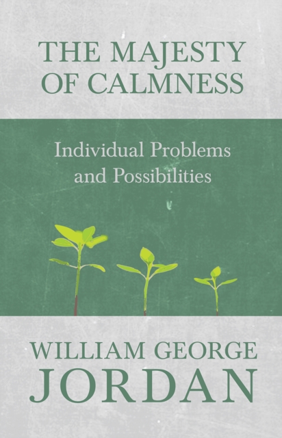 The Majesty of Calmness : Individual Problems and Possibilities, EPUB eBook