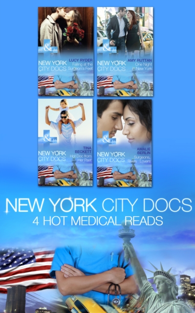 New York City Docs : Hot DOC from Her Past (New York City Docs, Book 1) / Surgeons, Rivals...Lovers (New York City Docs, Book 2) / Falling at the Surgeon's Feet (New York City Docs, Book 3) / One Nigh, EPUB eBook