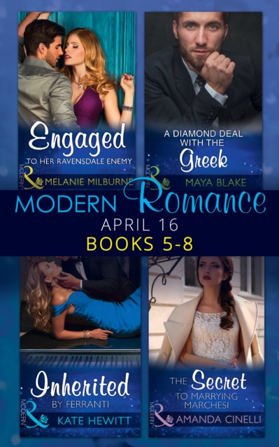 Modern Romance April 2016 : Books 5-8, EPUB eBook