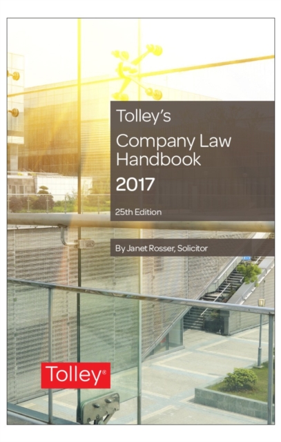 Tolley's Company Law Handbook, Paperback / softback Book