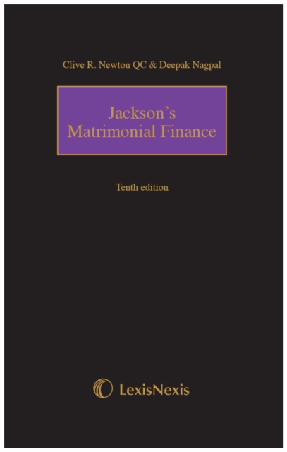 Jackson's Matrimonial Finance Tenth edition, Hardback Book