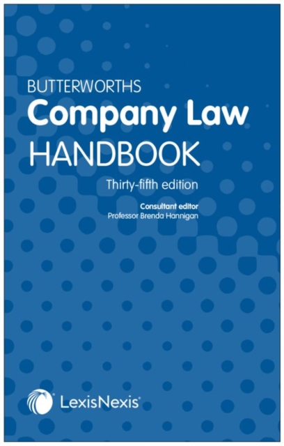 Butterworths Company Law Handbook, Paperback / softback Book