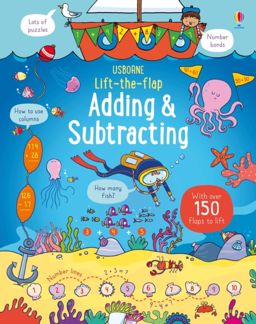 Lift-the-Flap Adding and Subtracting, Board book Book