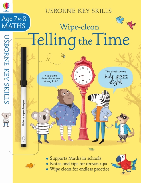 Wipe-clean Telling the Time 7-8, Paperback / softback Book