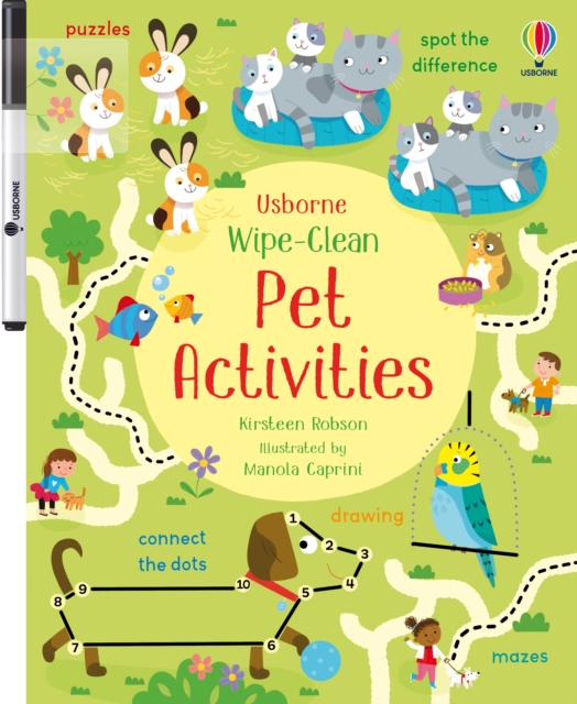 Wipe-Clean Pet Activities, Paperback / softback Book